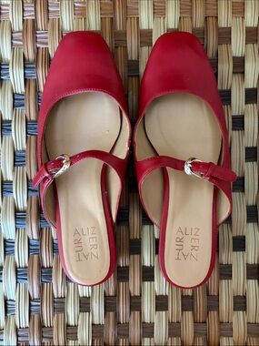 Red Naturalizer Mary Jane Mules